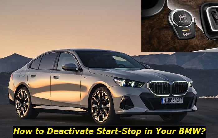 how to deactivate start-stop in bmw